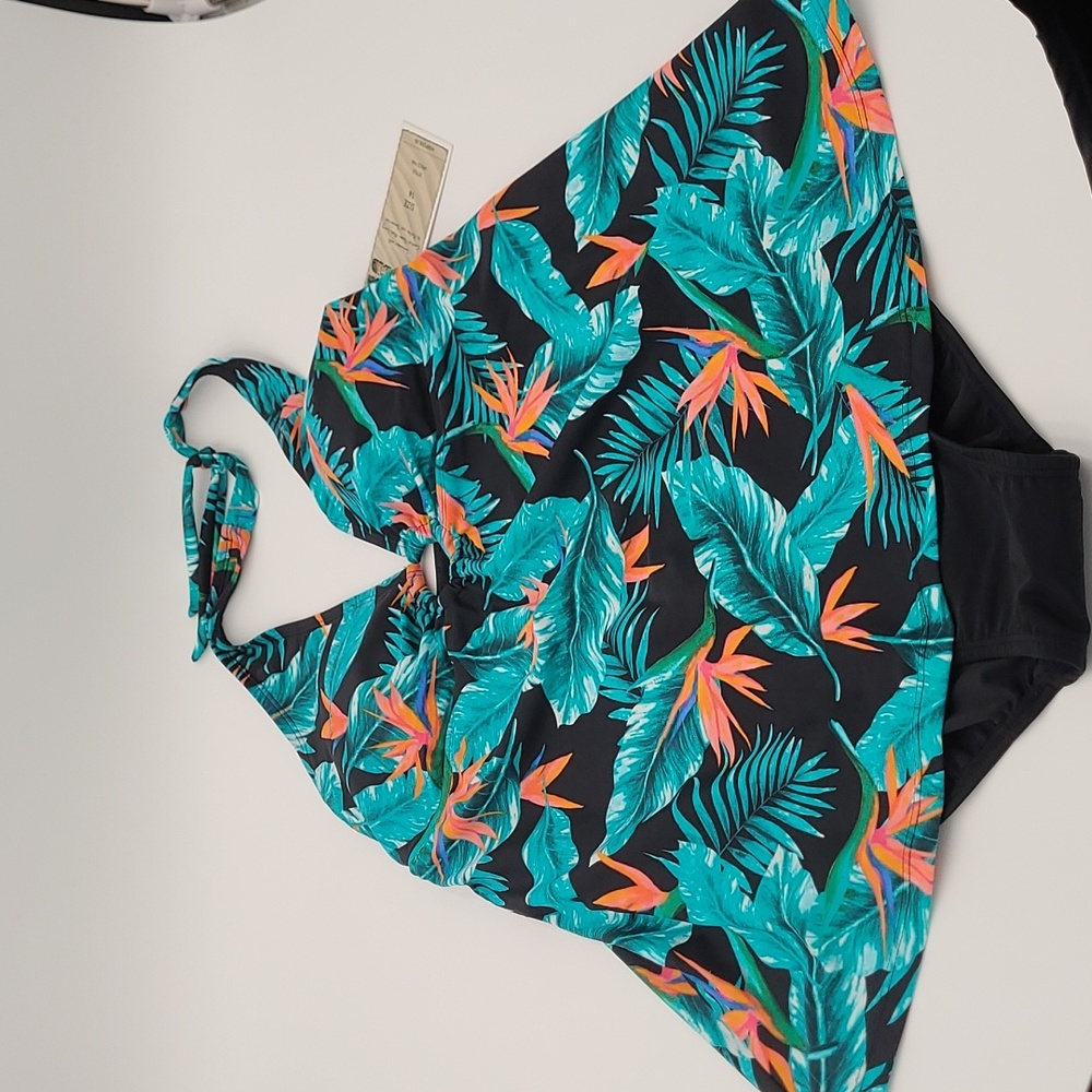 Caribbean Sand NWT One Piece Swimsuit sz. 14